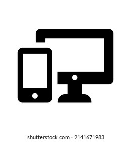 Ilustración de diseño de símbolos vectores de iconos de dispositivos