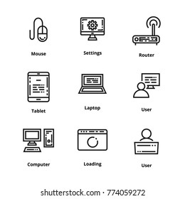 Devices Line Icon