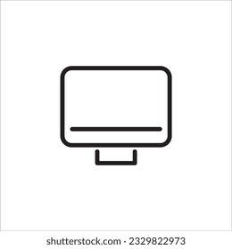 Devices line icon, computer vector illustration design