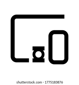 Devices other icon vector isolated on white background.