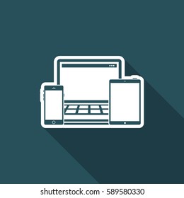 Devices series - Vector flat minimal icon