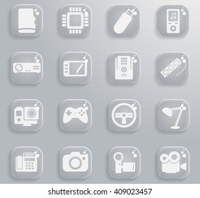 Devices  simply symbols for web and user interface