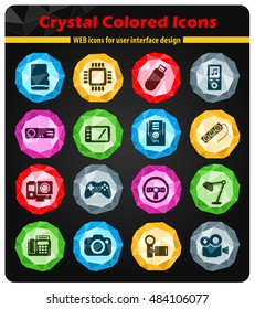 Devices simply symbols for web and user interface