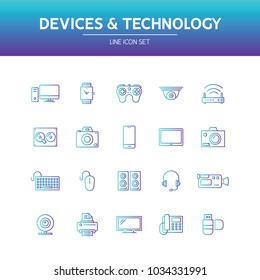 Devices Technology Line Icon