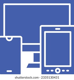 Devices vector icon. Can be used for printing, mobile and web applications.