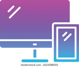 Devices vector icon. Can be used for printing, mobile and web applications.
