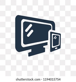 Devices vector icon isolated on transparent background, Devices transparency concept can be used web and mobile - Powered by Shutterstock - Get 15% off with code: PIKWIZARD15