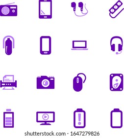 Devices vector icons for user interface design