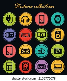 Devices vector icons for user interface design