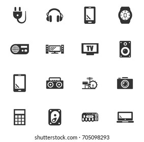 Devices vector icons for user interface design
