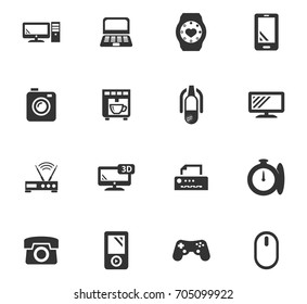 Devices vector icons for user interface design