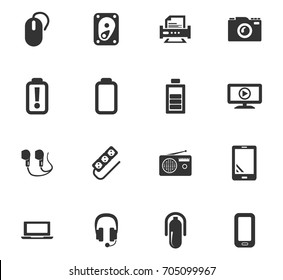 Devices vector icons for user interface design