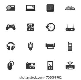 Devices vector icons for user interface design