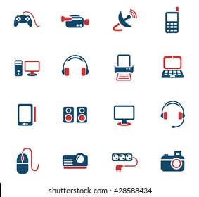 devices web icons for user interface design