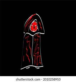 
devil abstract vector design stock photo