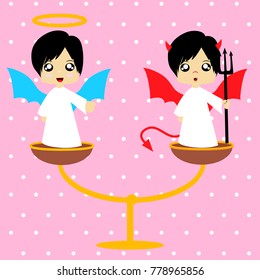 devil and angel