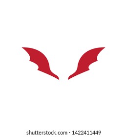Devil angel logo vector template - Vector