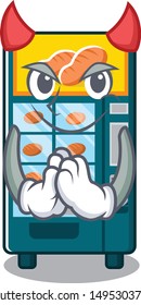 Devil bakery vending machine in a mascot