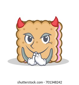 Devil biscuit cartoon character style
