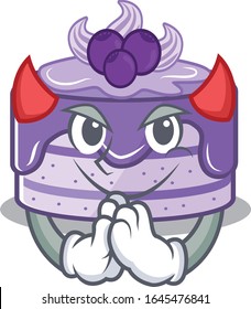Torta de arándano malvado Dibujo de carácter