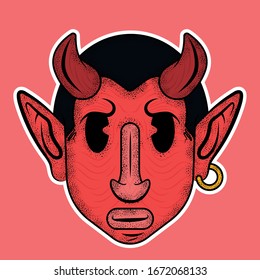 The Devil Boy Illustration 