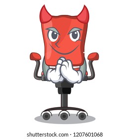 Devil cartoon desk chair in modern living room