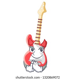 Devil character electric guitar 