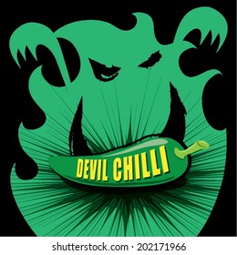 Devil chilli character