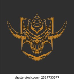 devil design illustration vector ready for print t shirt and apparel
