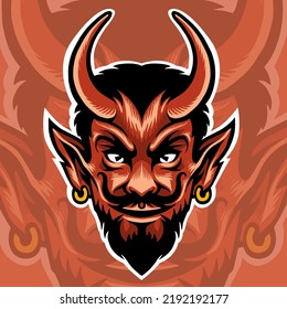 Devil Detail Vector Style Stock Vector (Royalty Free) 2192192177 ...