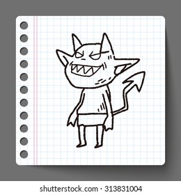 devil doodle