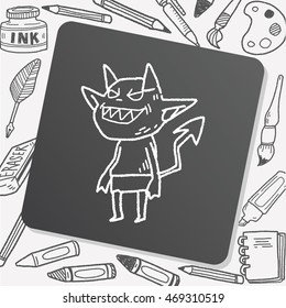 devil doodle