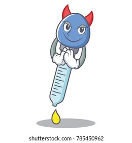 Devil dropper character cartoon style