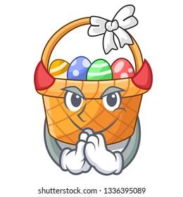 Devil easter basket miniature the shape mascot