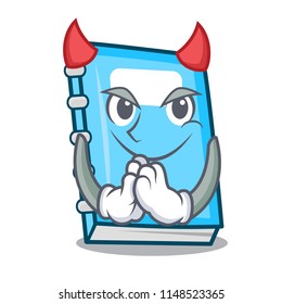 Devil education mascot cartoon style