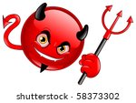 Devil emoticon