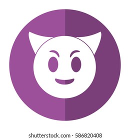 devil emoticon funny shadow