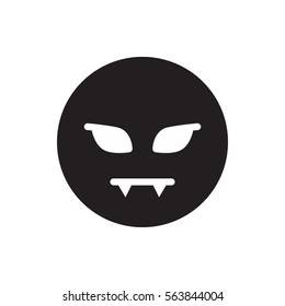 devil emoticon icon illustration isolated vector sign symbol