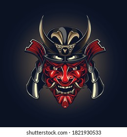 Devil Evil Ronin Samurai mit Gold