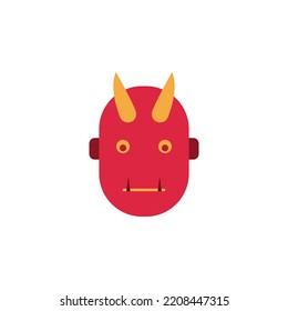 devil face vector for website symbol icon presentation