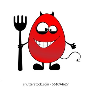 Devil with a fork