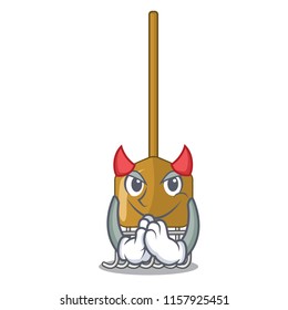 Devil Garden rake Agriculture tool mascot