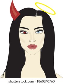 Chica Diablo vs Niña Angel Escuadrón Dos Personalidades Diferentes
