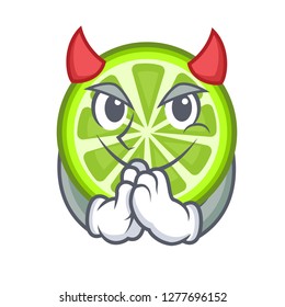 Devil green lemon slices in character fridge