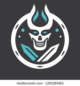 Devil Halloween sign