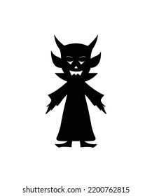 Devil Halloween vector. illustration of devil isolated on white background. Happy Halloween. 
