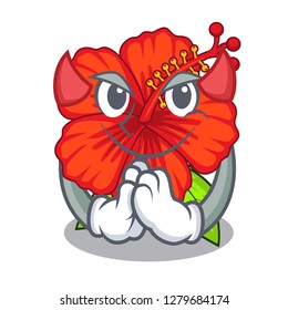 Devil hambiscus flower in the character tree