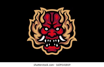 Devil Head Esports Mascot Logo Design-01