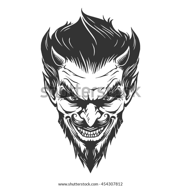 Devil head\
illustration