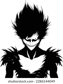 Devil head illustration stock illustration, vector stock image of devil